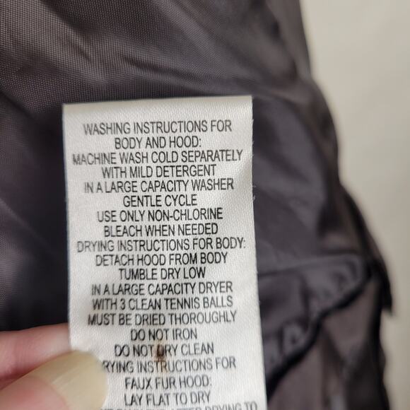 Calvin Klein black duck down filled puffer coat Size XS Ski Cabincore Comfycore - Picture 12 of 12